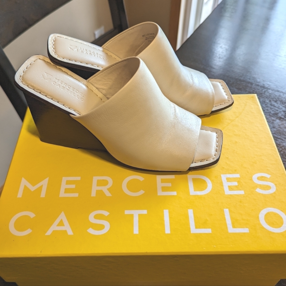 MERCEDES CASTILLO Wedge 7.5 ivory - Picture 2 of 16